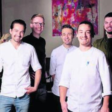 Der Star der Region - Der Erfolg ist eine Teamleistung (von links): Manuel Steigmeier, Nils Knöpfel, Alexander Fink, Remo Scherrer und Ryan Gauch.