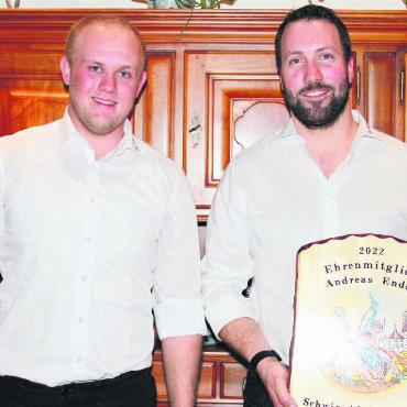 Küng folgt auf Ender - Der neue und der abtretende Präsident: Marco Küng (links) und Andreas Ender. Bild: pf