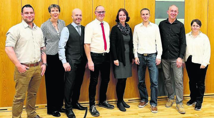 Der Stiftungsrat anlässlich der 17. Stifterversammlung (von links): Stefan Meyer, Sara Häfliger, Rafael Koch (Rücktritt per Ende 2022), Roger Buchacek (Präsident), Alexandra Meyer, Roger Meyer (neu), Daniel Koch und Corinne Weibel. Bild: Walter Minder Der Stiftungsrat anlässlich der 17. Stifterversammlung (von links): Stefan Meyer, Sara Häfliger, Rafael Koch (Rücktritt per Ende 2022), Roger Buchacek (Präsident), Alexandra Meyer, Roger Meyer (neu), Daniel Koch und Corinne Weibel. Bild: Walter Minder