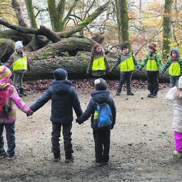 Ausbrechen aus dem Alltag - Die verschiedenen Klassen beschäftigten sich in unterschiedlichen Programmen mit dem Thema. Bild: zg