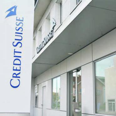 Die Frequenz sinkt stetig - Der Standort der Credit Suisse in Muri wird geschlossen. Die Betreuung erfolgt künftig weitgehend aus Wohlen. Bild: ake