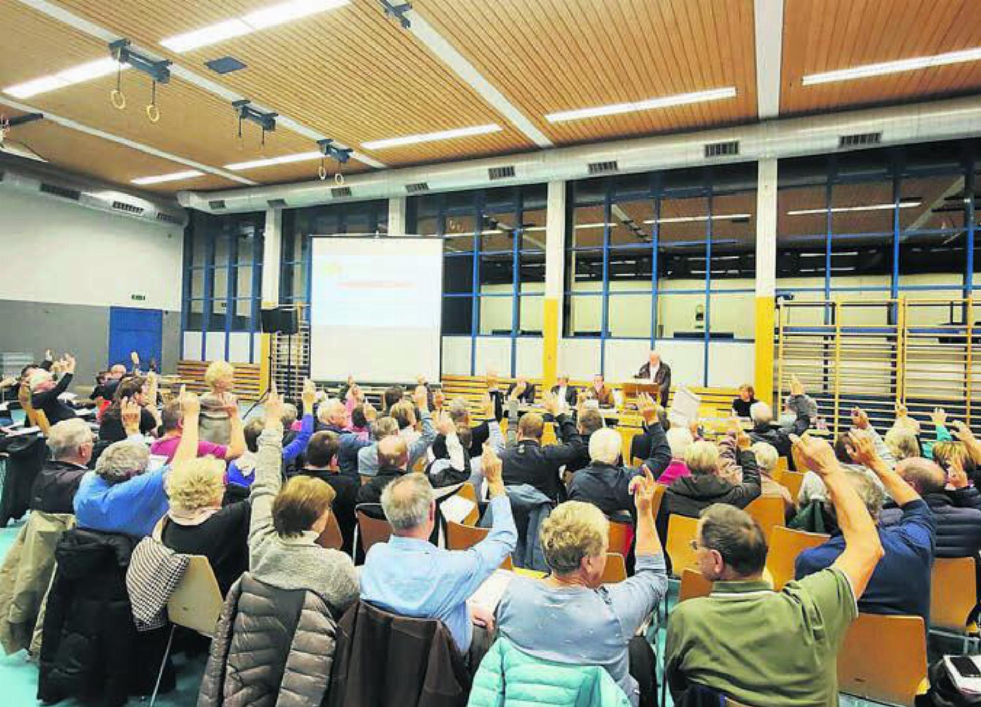 87 Stimmberechtigte nahmen an der Gemeindeversammlung teil. Bild: Marco Huwyler