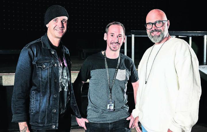 Drei Wohler auf Deutschland-Tour: Jan Dettwyler alias Seven, Neuling Sven Gwerder und Micha Dettwyler. Bild: Peter Rauch / zg