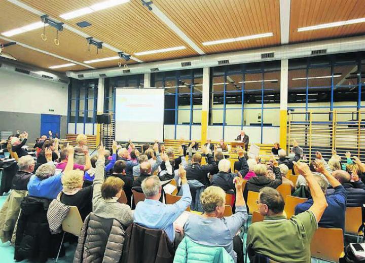 87 Stimmberechtigte nahmen an der Gemeindeversammlung teil. Bild: Marco Huwyler