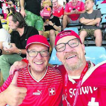 Vom Freiamt an die WM in Katar - Die beiden Merenschwander Bruno Fischer und Rolf Knöpfel.