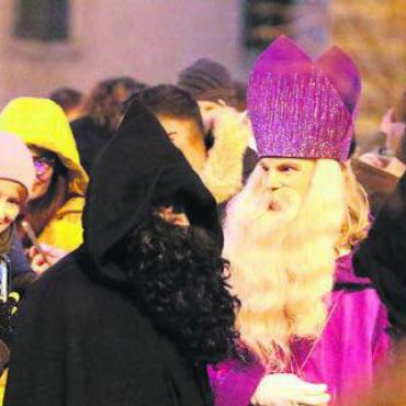 «Viele Komplimente erhalten» - Er ist bei allen beliebt: der Wohler Samichlaus.