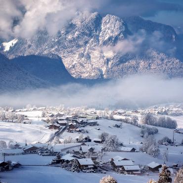 Winterliches Aeschi, fotografiert von Simon Schuhmacher
