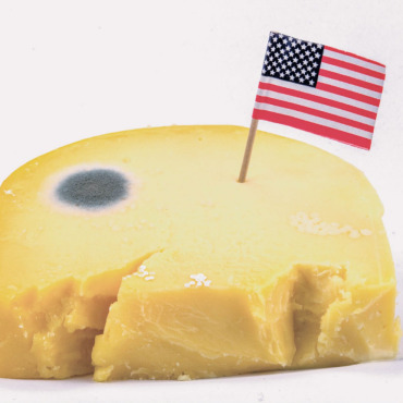 Horten die USA in unterirdischen Lagern Hunderttausende Tonnen Käse, wie gelegentlich behauptet wird? BILD: VRD / STOCK.ADOBE.COM