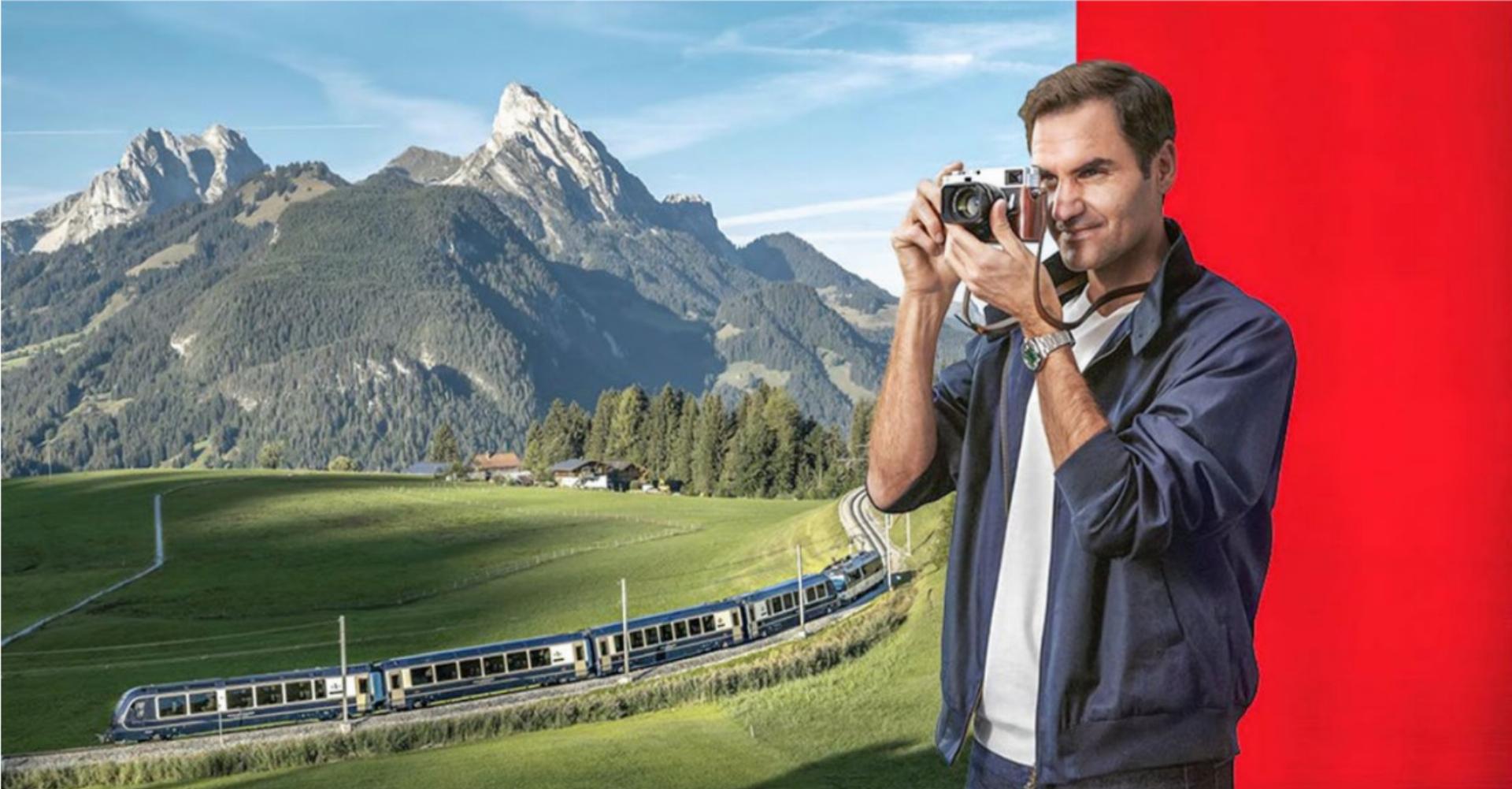 Roger Federer spielt in einem Werbefilm für Schweiz Tourismus. BILD: ZVG