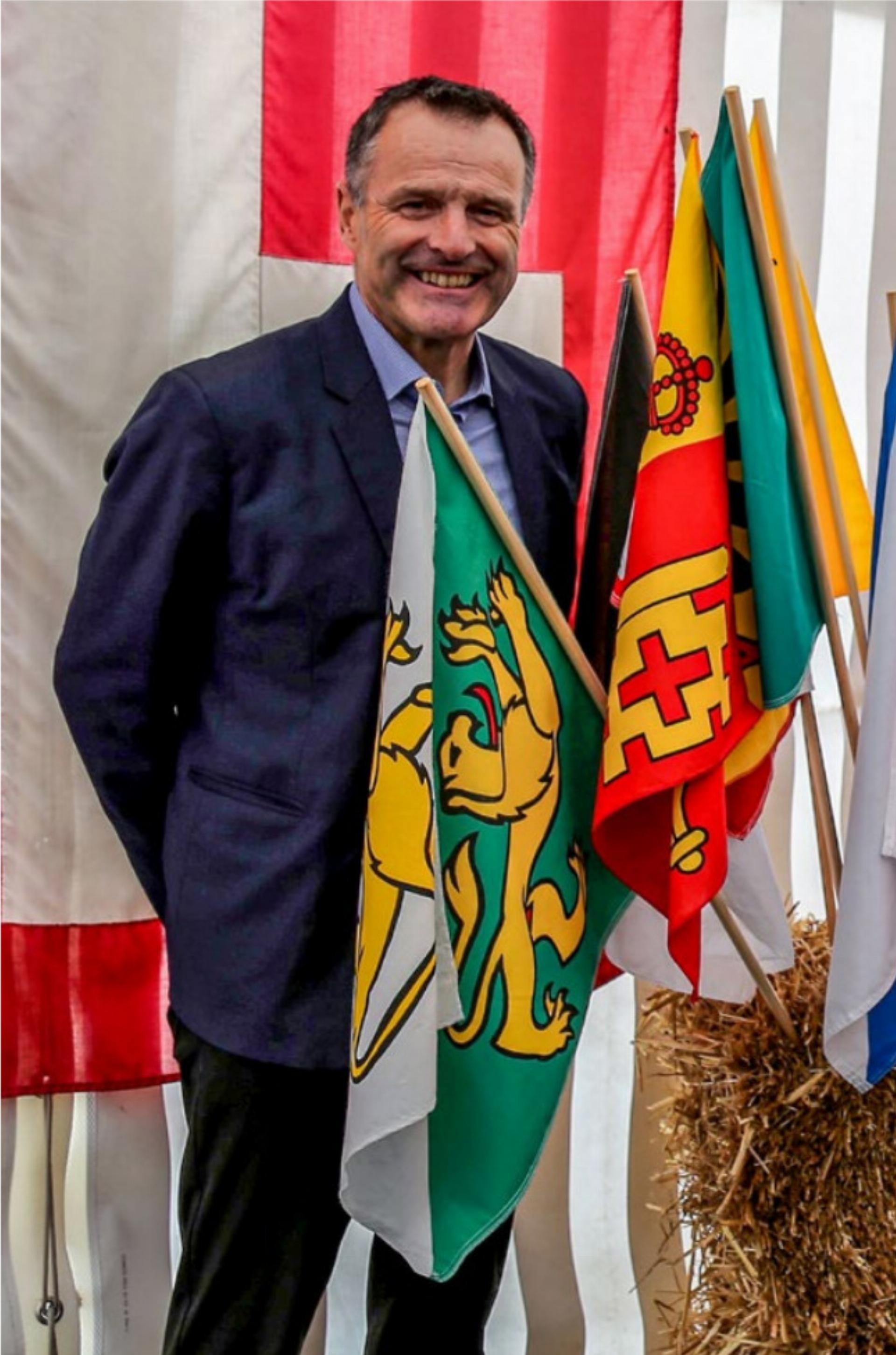 Urs Schneider, der Kampagnenleiter des Schweizer Bauernverbands, am Abstimmungssonntag vom 25. September.