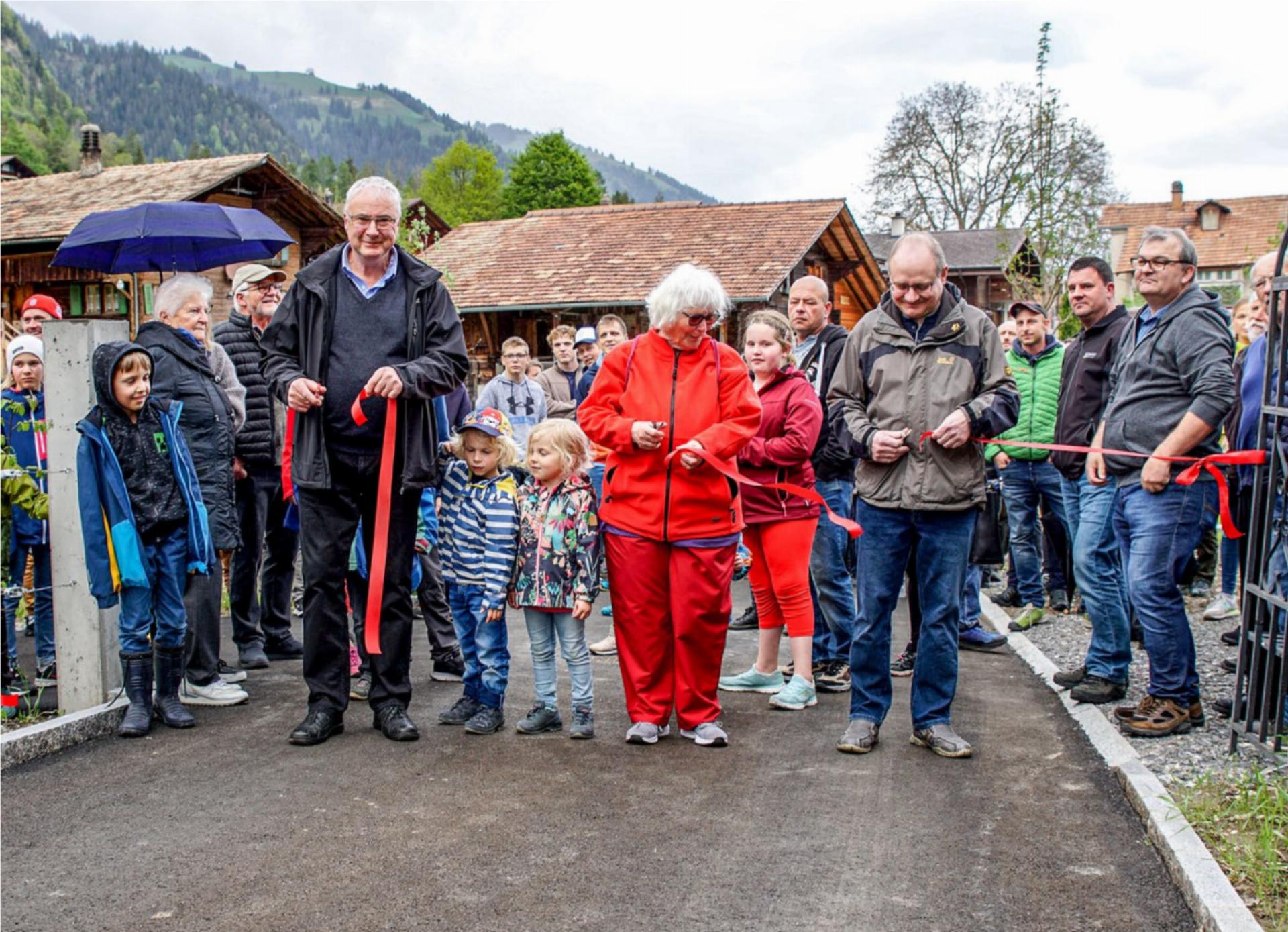 Eine Strasse ersetzt die steile Treppe