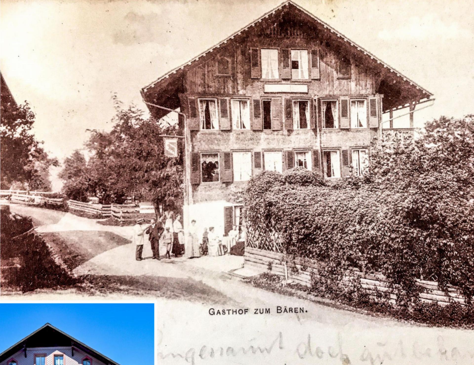 Laut einem Eintrag im «Frutigbuch» wurde das Gasthaus im Jahre 1821 erbaut. Vor rund 70 Jahren wurde es durch die neue Besitzerfamilie Erbsmehl zum Wohnhaus umgebaut. BILDER: ZVG, HANS HEIMANN