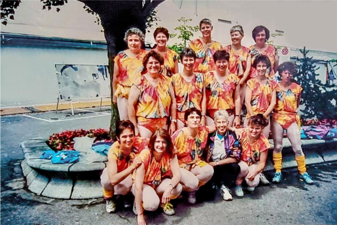 Die TV-Equipe in den 1980er-Jahren – bereit für einen Auftritt.