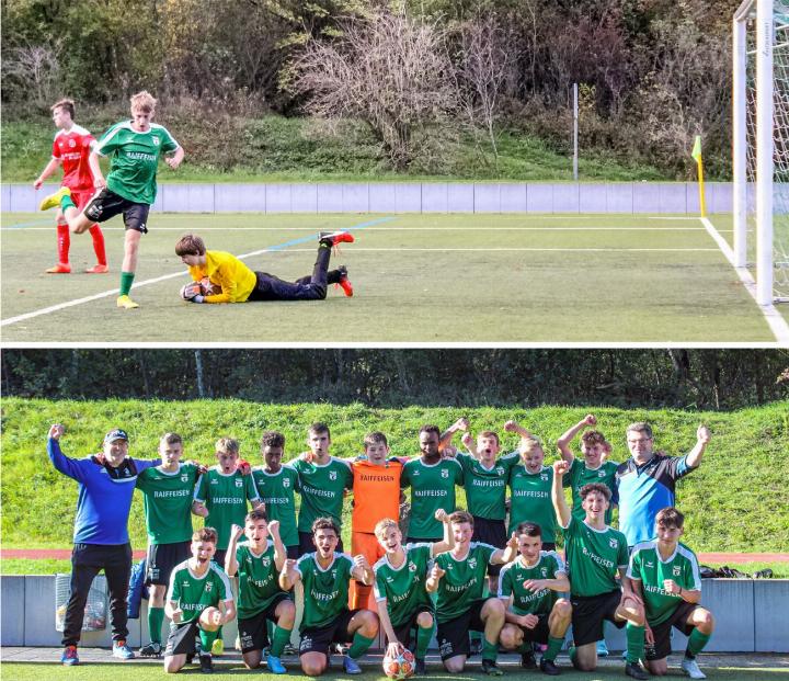 Mit dem Team Simme / Saane hatten die B-Junioren Reichenbach / Frutigen einen Gegner da, der die Bälle der Gastgeber sehr gut abzuwehren wusste. Trotzdem hatten Letztere am Schluss allen Grund zu jubeln. BILDER: MICHAEL MAURER