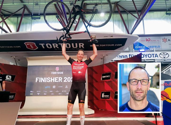 Nach 46 Stunden am Ziel: Marco Rieder BILD: ZVG TORTOUR / CYCLING UNLIMITED AG
