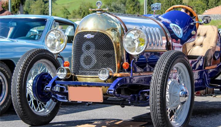 Mit diesem 1925 Chevrolet Speedster wurden in Argentinien Rennen gefahren. Nun begeisterte der «Veteran» viele Besucher in Reichenbach. BILDER: MICHAEL MAURER