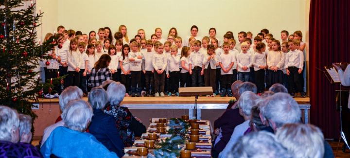 Ein Musical mit Rap-Einlagen: Die Kinder der Schule Boden in Aktion. BILD: ZVG