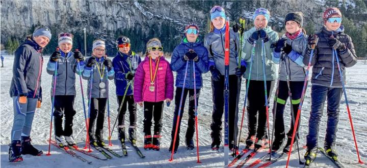 Die Kinder der JO Adelboden nordisch. BILD: ZVG