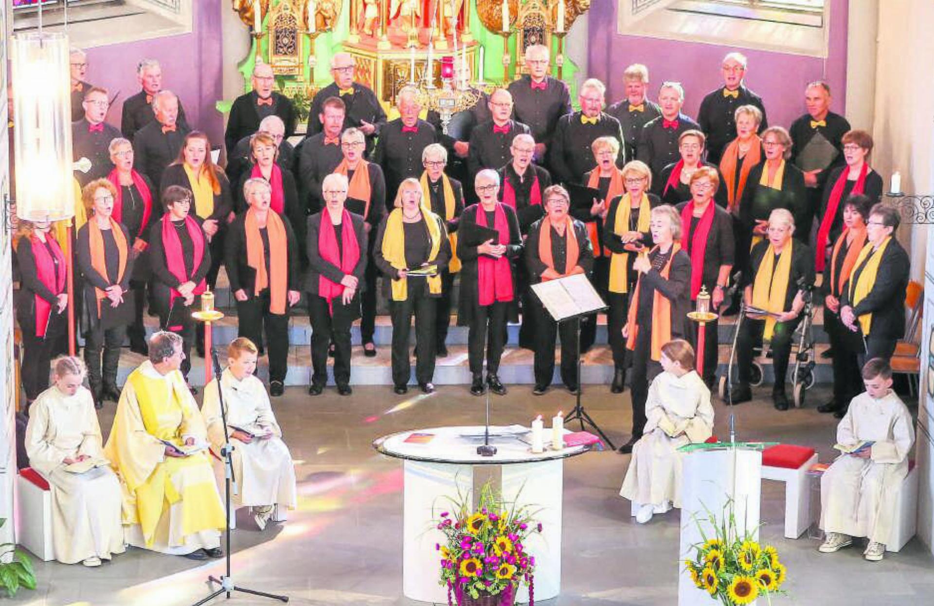 Der Kirchenchor Cäcilia feierte sein 150-jähriges Bestehen. Fotos: zVg