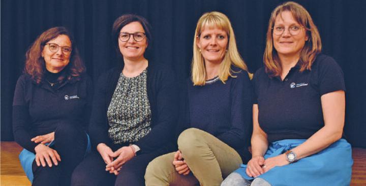 Abtretende und neue Vorstandsmitglieder: Beatriz Wicki, Petra Hegglin, Daniela Wicki und Silke Walz (von links).