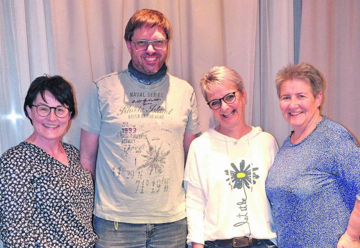 Der aktuelle Vorstand: Doris Wetzstein, Marcel Staub, Claudia Merk, Lisbeth Wilmes (von links). Foto: zVg