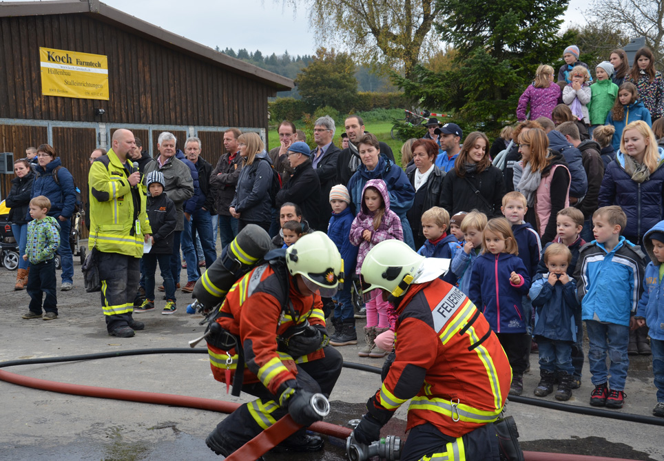 Hauptübung der Feuerwehr Mutschellen 