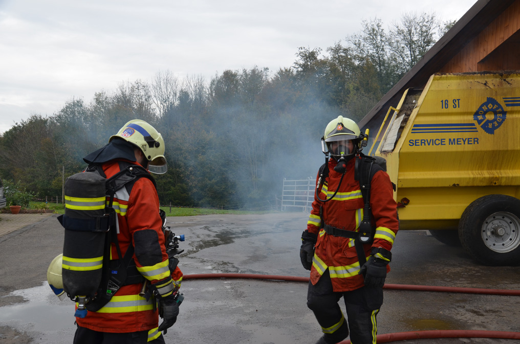 Hauptübung der Feuerwehr Mutschellen 