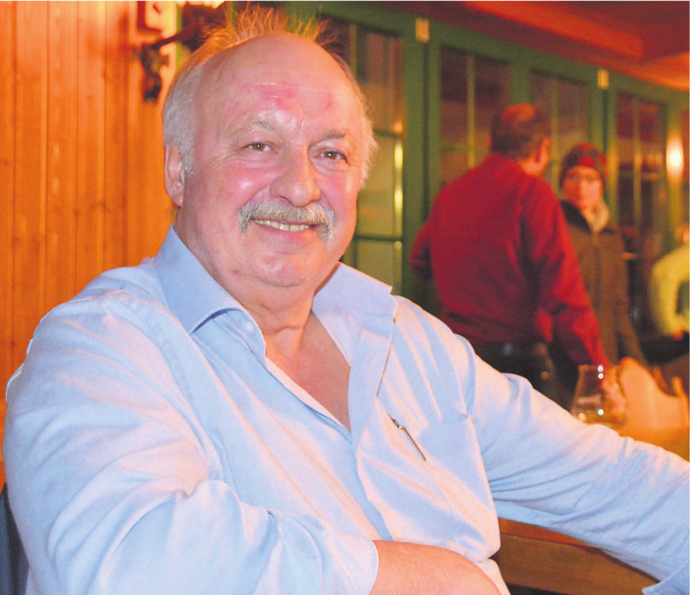 Werner Furrer erzählte aus seinem Leben als Unternehmer. Bild: Roger Wetli