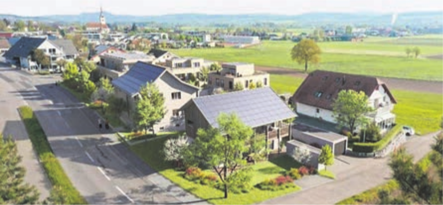 Bis Sommer 2024 entstehen vier grosszügige Häuser sowie zwölf attraktive Wohnungen.
