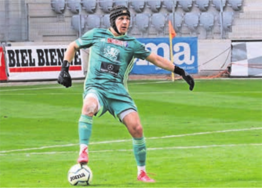 War seit Juli 2018 ein wichtiger Rückhalt für den FC Wohlen, verlässt jetzt aber den Verein: Goalie Olivier Joos. Bild: Archiv/jl