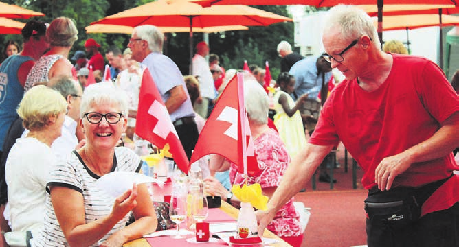 Mit Stolz die Schweiz vertreten