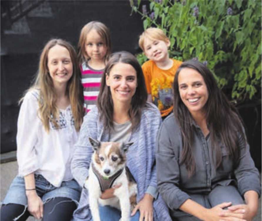 Gründungsteam des Vereins «Generation Herz»: (von links) Tracy Bürgin-Shoemaker, June, Tiziana Cuviello, Jayden und Fabienne Wild.