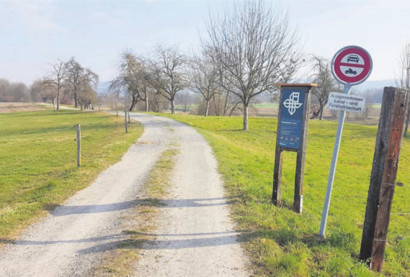 Das Reusstal: herrlich zum Spazieren und Velofahren.