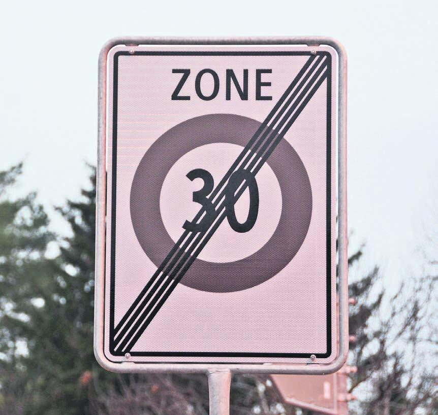 In den Wohnquartieren kann weiterhin mit mehr als 30 km/h gefahren werden. Bild: eob