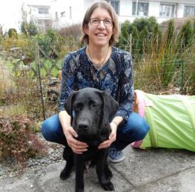 Nadja Stalder und ihr Patenhund