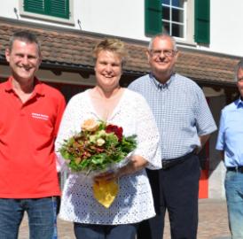 Oberlunkhofen: 2000. Einwohnerin begrüsst