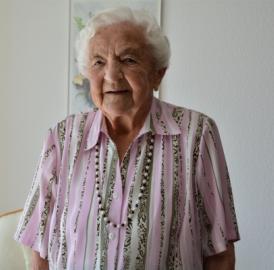 Maria Zubler-Meyer feiert heute ihren 100. Geburtstag 