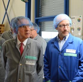Urs Hofmann zu Besuch in Wohler Firma