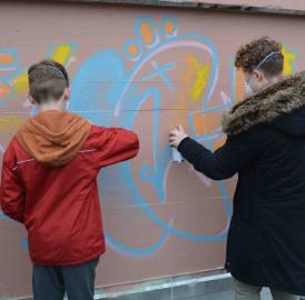 Legal Wände besprayen