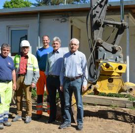 Unterkunft wird gebaut