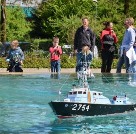 Modellschiffe in Wohler Badi