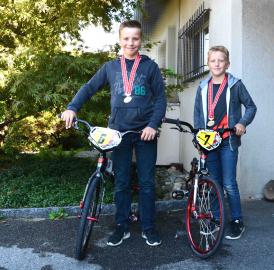Remo und Nick Hofer sind talentierte BMX-Fahrer