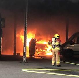Villmergen: Kleinbus ausgebrannt