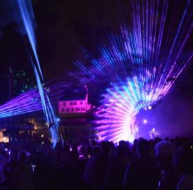 Lasershow statt Feuerwerk