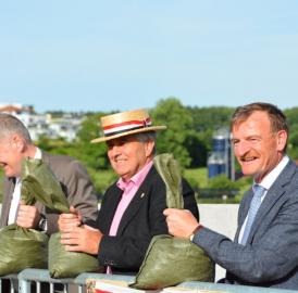 Wohlen: Einweihung Rückhaltebecken