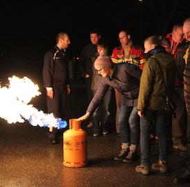 Sicherer Umgang mit Gas an Festen