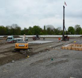 Momentaufnahme von Grossbaustelle