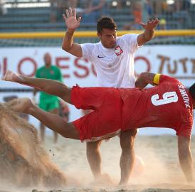 Beachsoccer: Schweiz scheidet aus