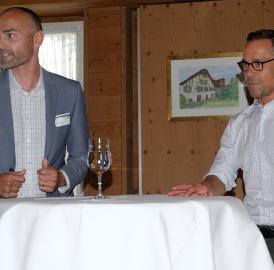 Hüppi zu Gast bei FC-Muri-Sponsoren