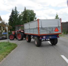 Unfall nach Überholmanöver in Boswil